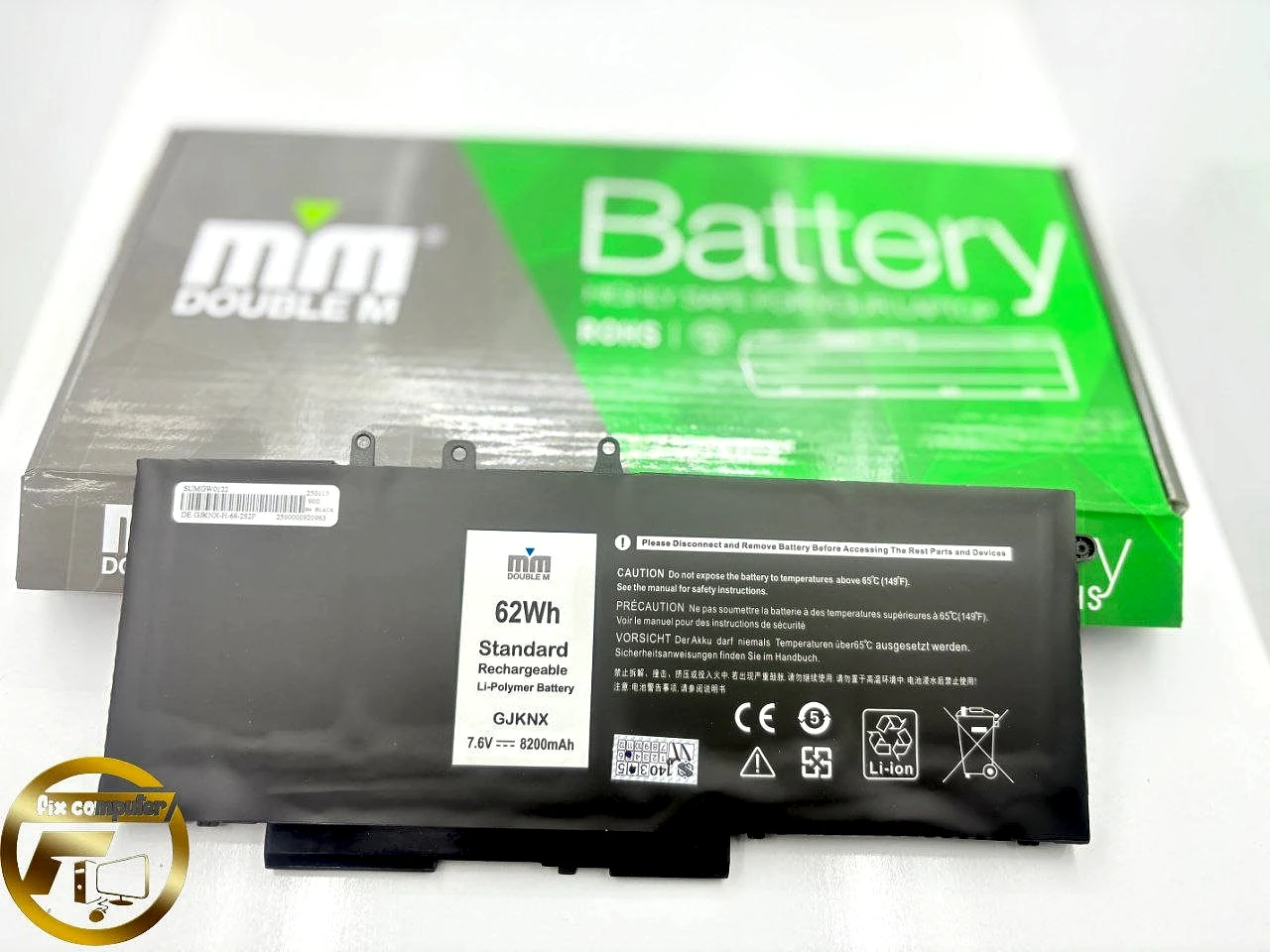 باتری دل Battery DELL GJKNX Latitude 5480, 5490, 5580, 5590, 5491, 5495, 5591
