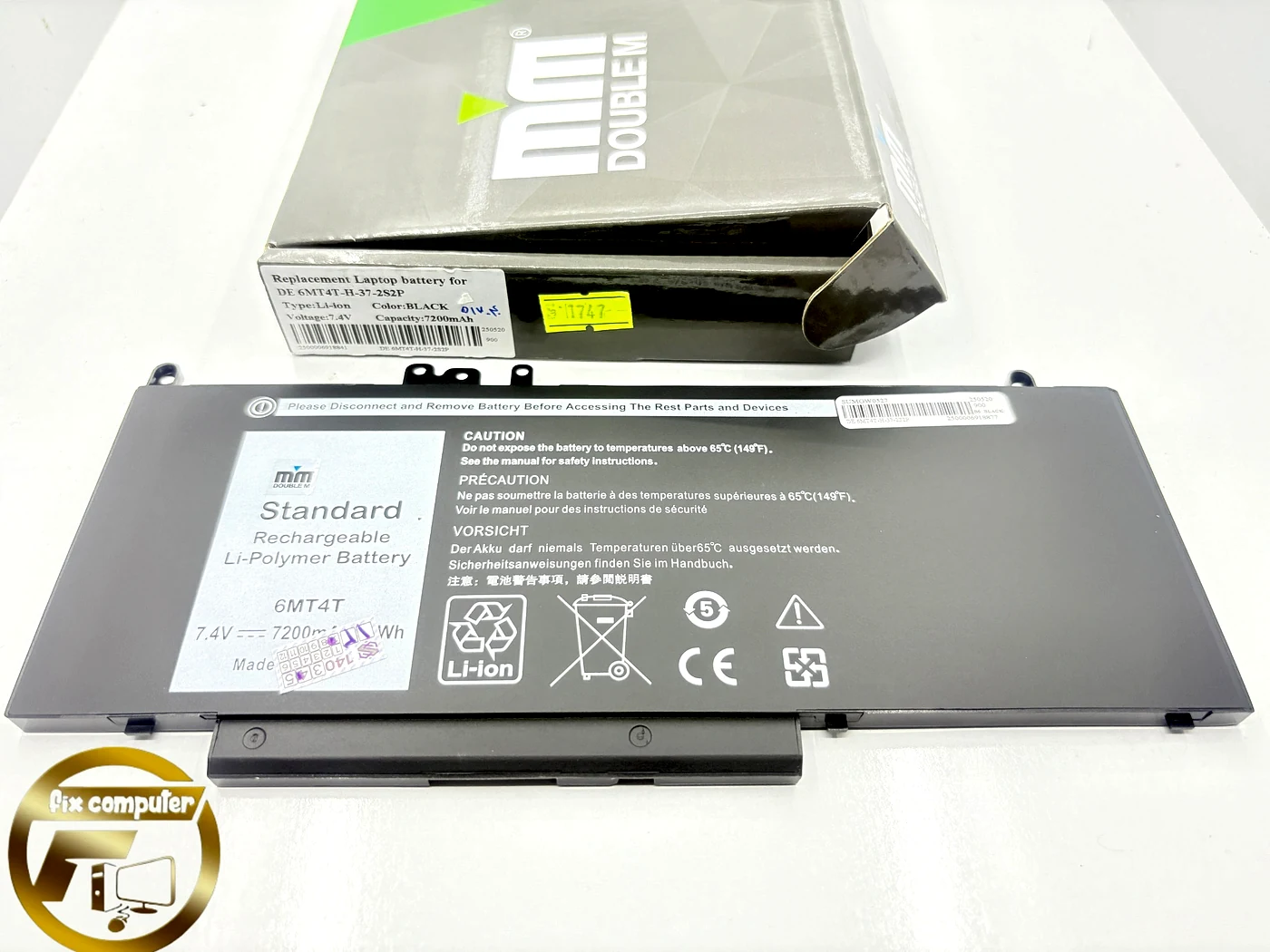 باتری دل Battery Dell 6MT4T  Latitude 14 5470 E5470  Latitude 15 5570 E5570 Pricision 15 3510 M3510