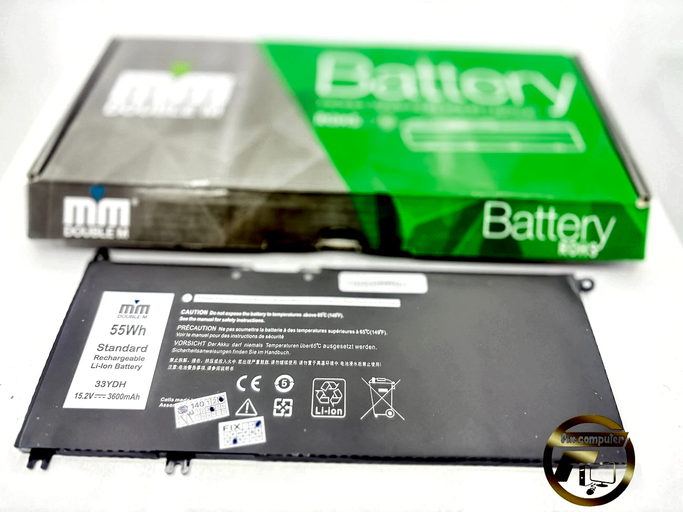 باتری دل Battery Dell 33YDH Inspiron 15 7577 17 7000 7773 7778 7786 7779 Latitude 13 3380 14 3490 15 3590 3580
