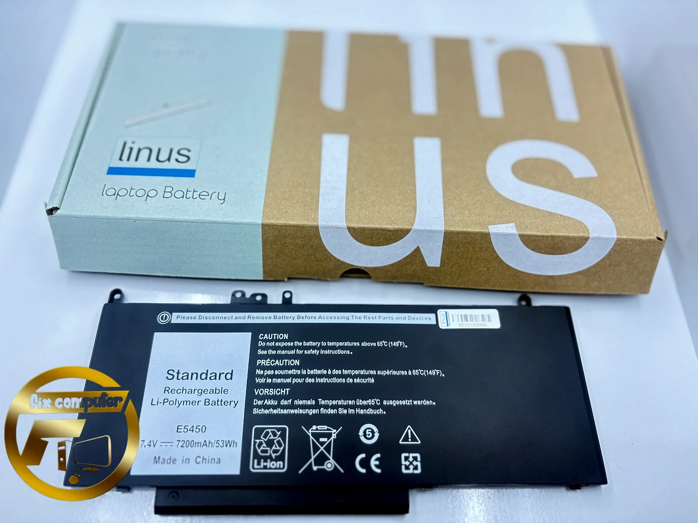 باتری دل Battery Dell WYJC2 E5450 E5550