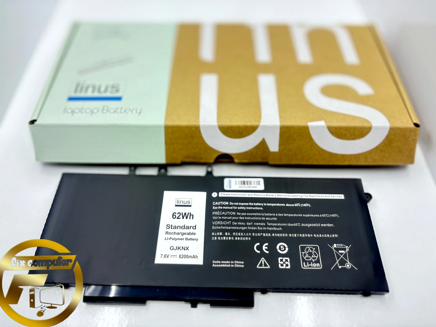 باتری دل Battery Dell GJKNX Latitude 5480 5580 5280