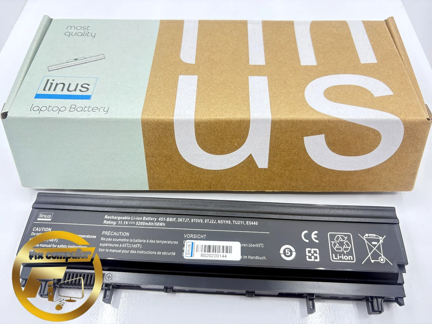 باتری دل Battery VV0NF Dell Latitude 14 15 5000 E5440 E5540