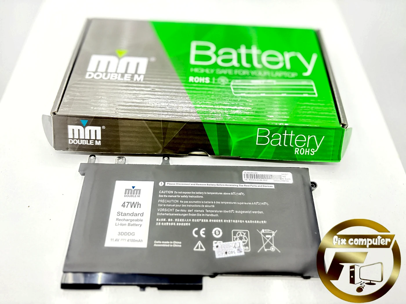 باتری دل Battery Dell 3DDDG 049XH 45N3J 3VC9Y RRJDX Latitude E5280 E5480 E5580 5280 5288 5290 5480 5488 5490 5491 5495 5580 5590 Precision 3520 3530