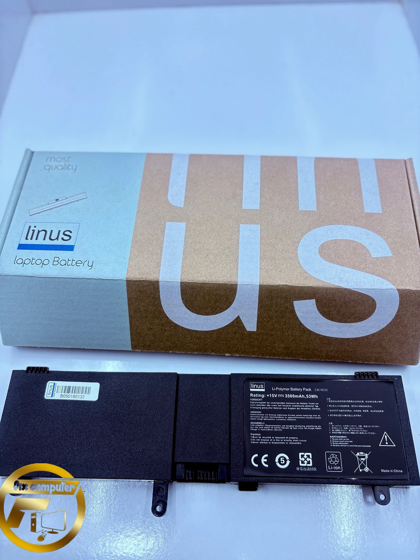 باتری ایسوسBattery Asus C41-N550 N550 N550JA N550JV N550J N550X47JV N550X47JV-SL N550JK Q550L Q550LF G550 G550JK