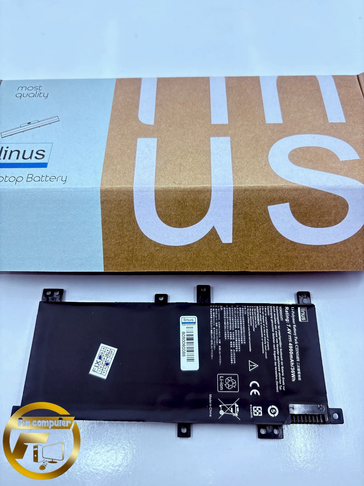 باتری ایسوس Battery Asus C21N1401 X455L X455LA X455LD X455LF X455LJ Y483L Y483LD F454L F455L F455LD W419L W409L VM410L K455L DX882