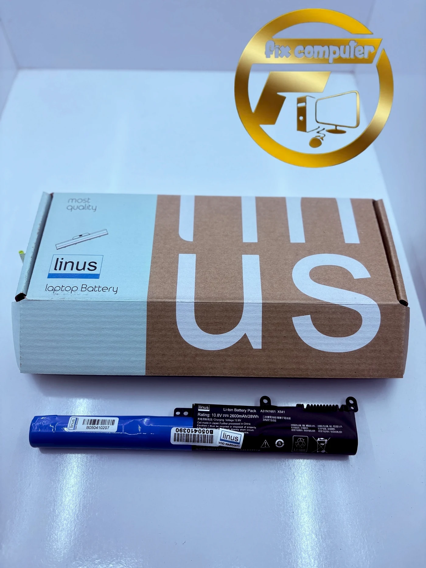 باتری ایسوس Battery ASUS  A31N1601 A31LP4Q R541 R541N R541NA | R541NC R541S R541SA R541SC R541U R541UA R541UJ Vivobook Max X541 X541N X541S X541SA F541 F541N F541NA F541NC